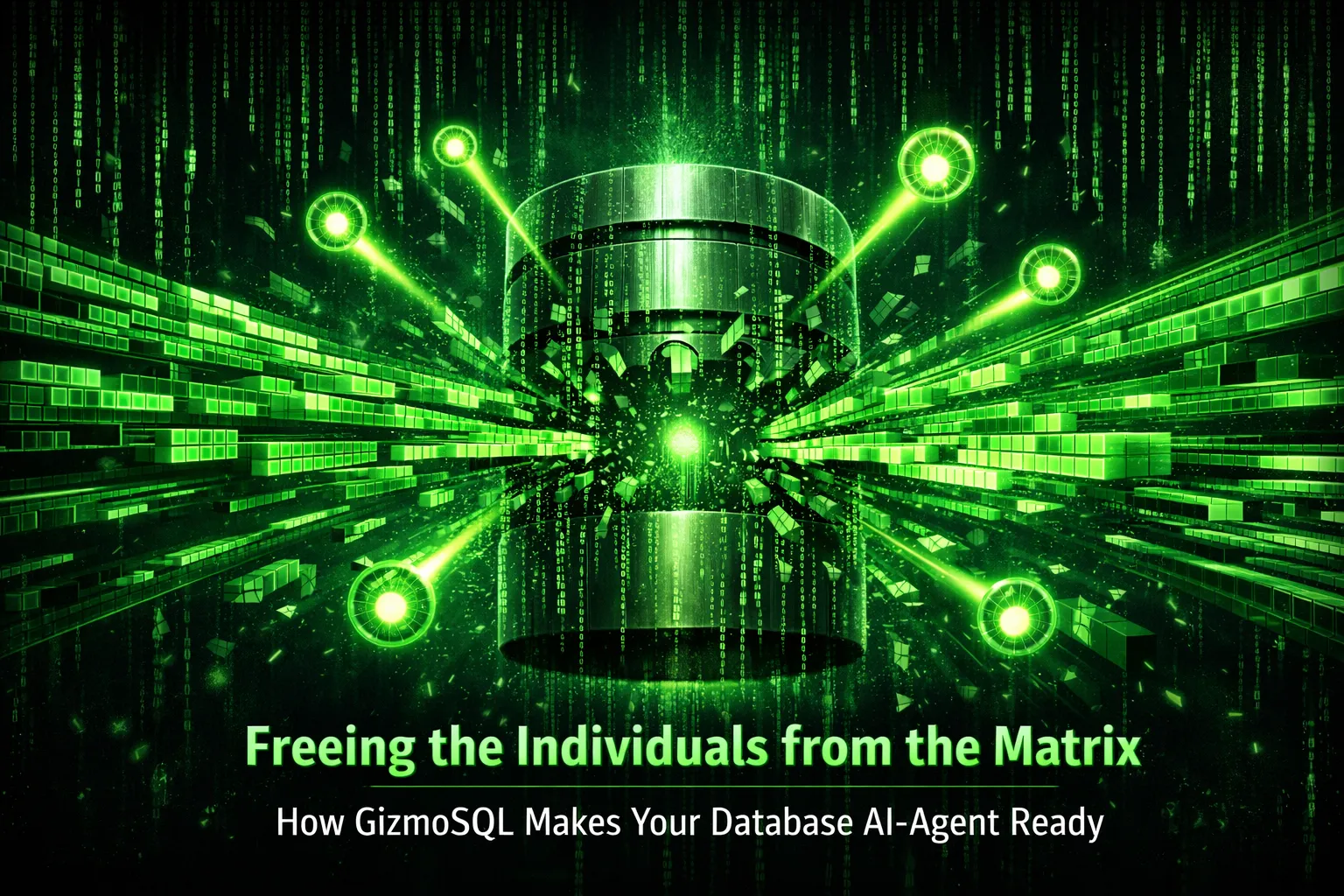 Libertando os indivíduos da Matrix: como o GizmoSQL prepara seu banco para agentes de IA